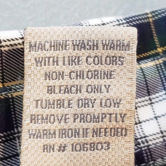 Duluth Trading Co Mens 2XLT Plaid Cotton Shirt Tall Button Long Sleeve Blue - Picture 4 of 8